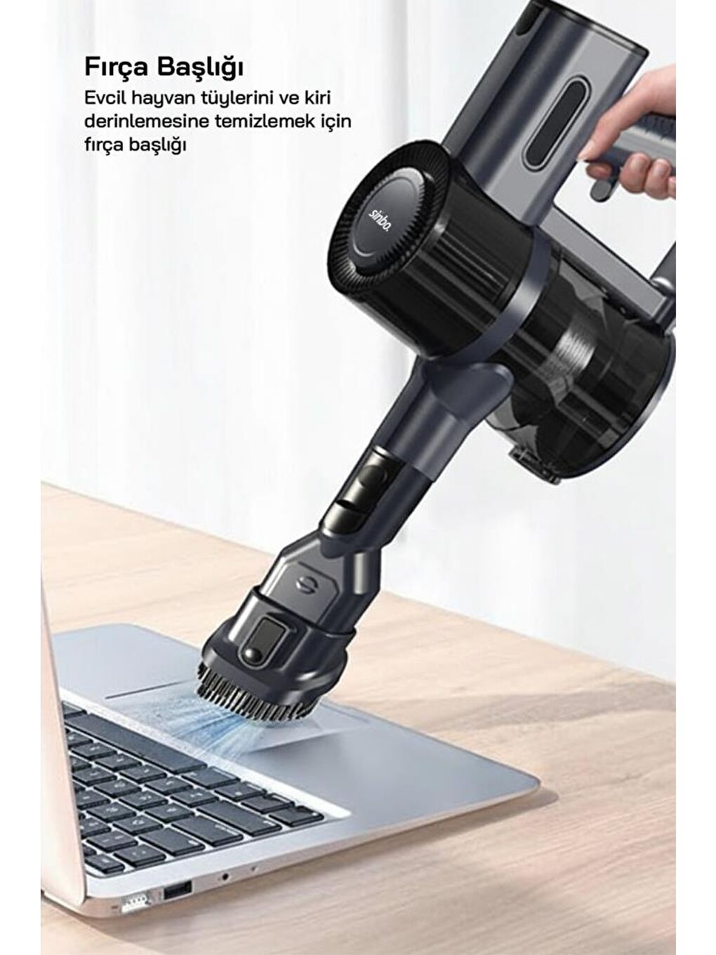 SVC-8634 Kablosuz Dikey Süpürge Lacivert – Evcil Hayvan Tüyleri İçin Güçlü Multi Cyclone-6