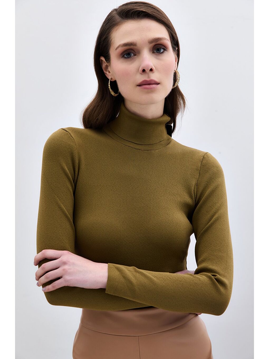 Tam Balıkçı Triko - Küf Yeşili-3