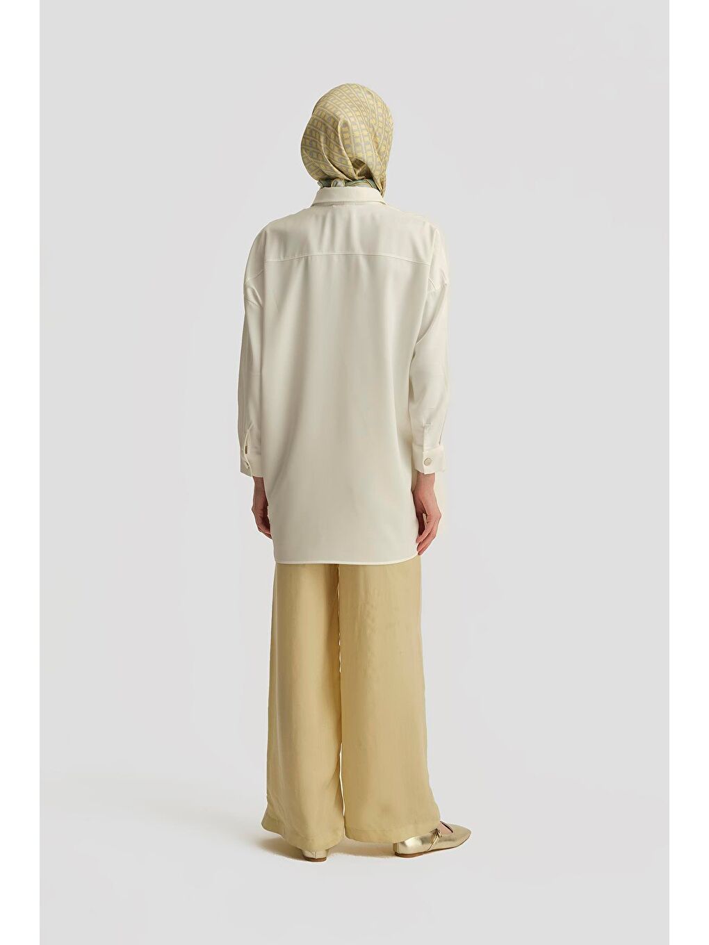 Bej Gömlek Ortd8300-1 Ekru-4
