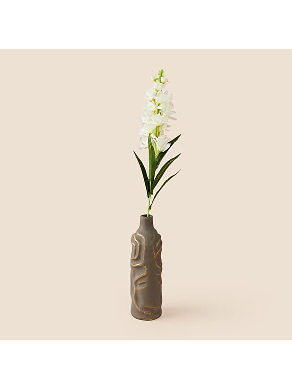 Deco Aslanağzı Yapay Dal Çiçek - Beyaz - 90 cm