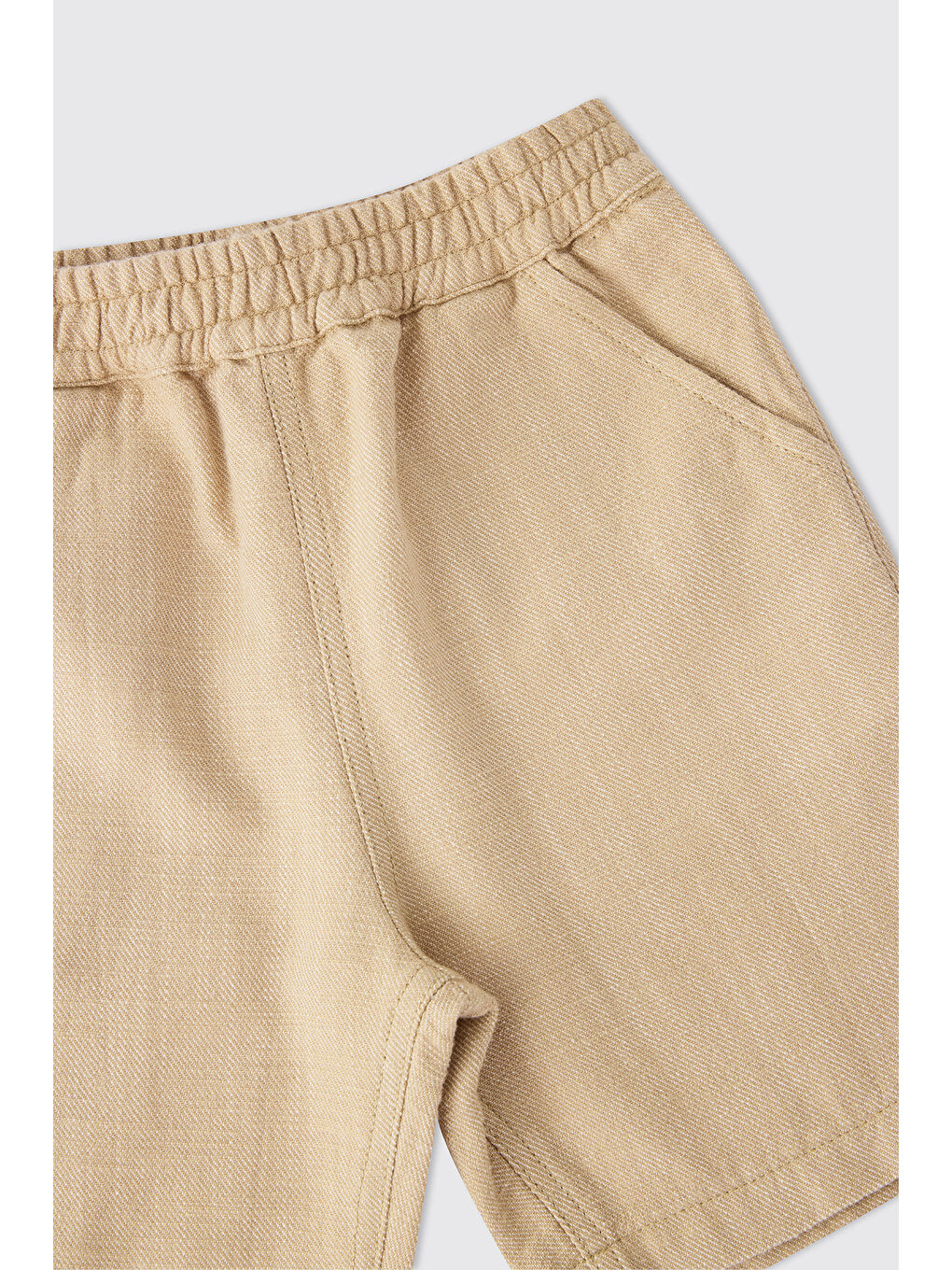 Erkek Bebek Bej Şort-2