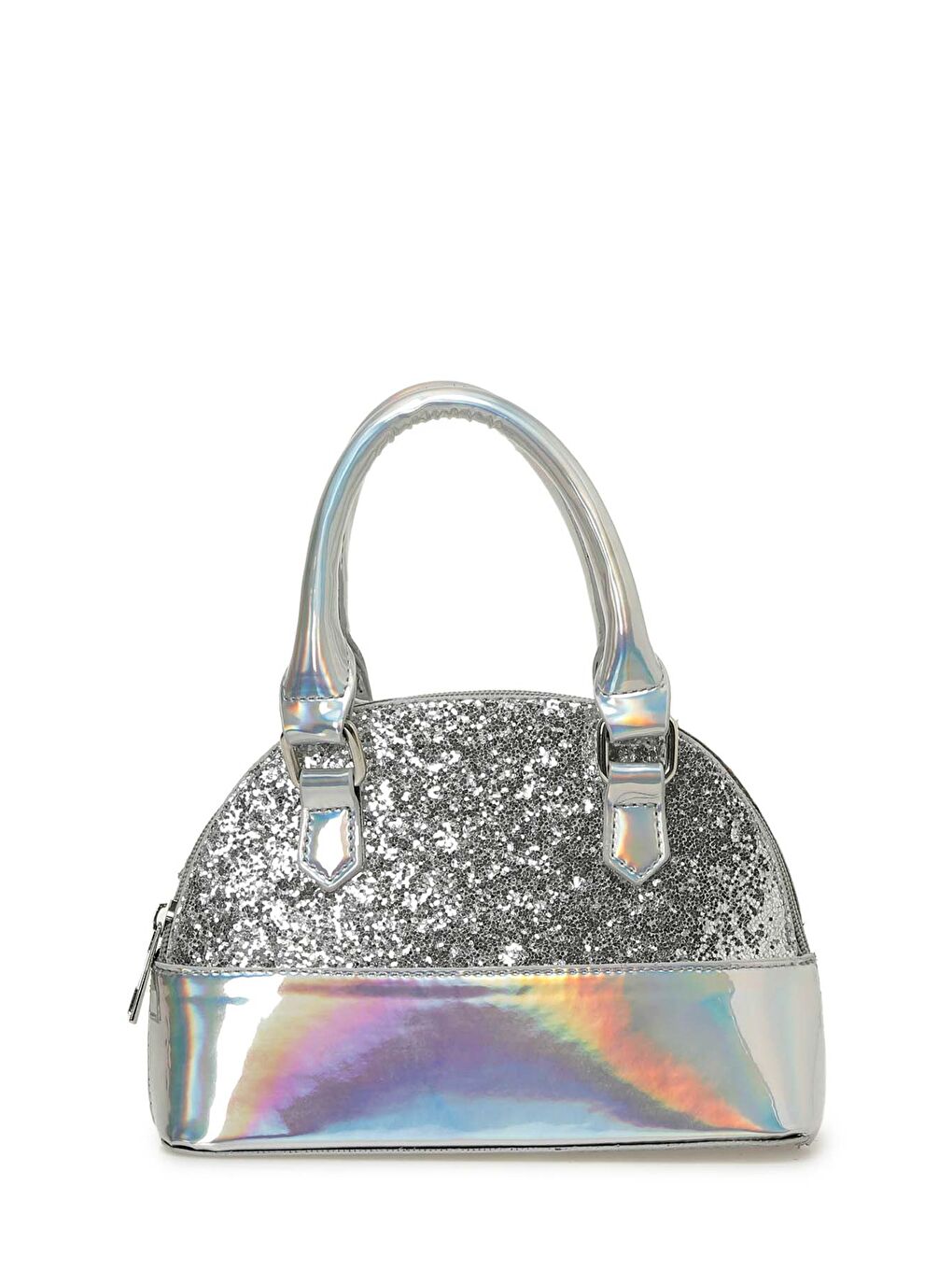 Gri SM DTY EL 4PR Gümüş Kız Çocuk El Çantası-2