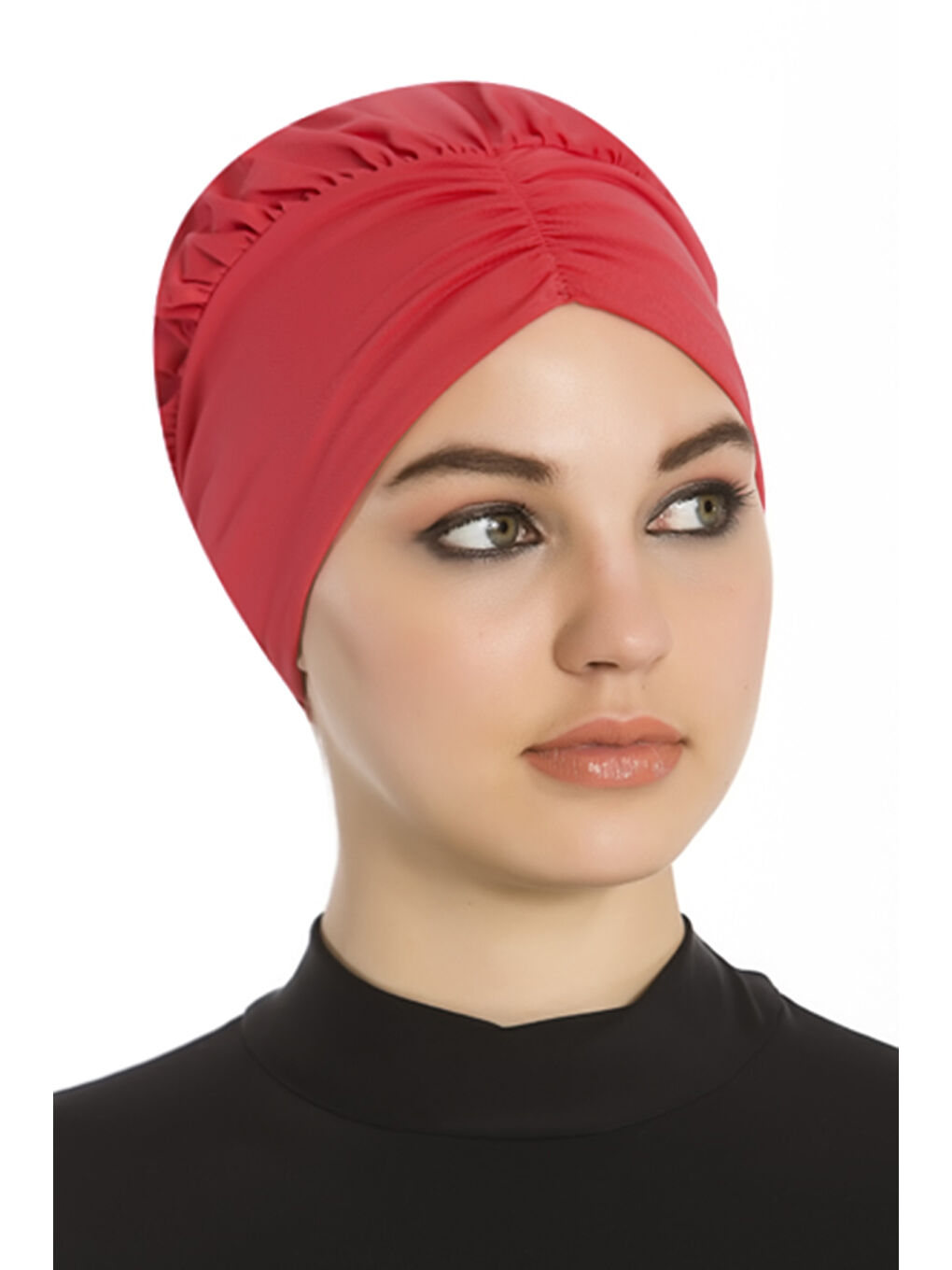 Büzgülü Deniz Havuz Bone R-1001 Kırmızı