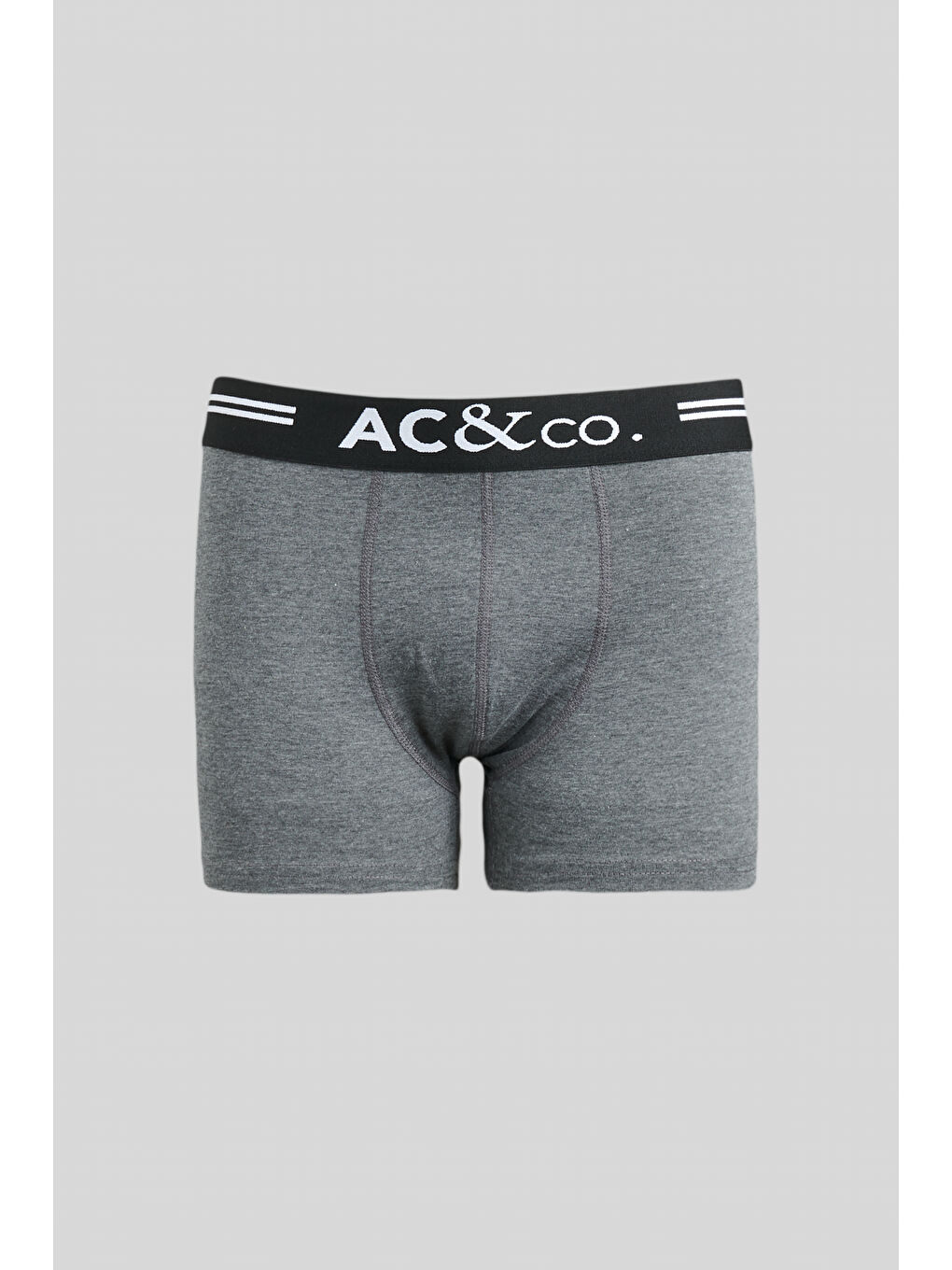 Erkek Lacivert-Bordo-Antrasit Premium Pamuklu 3'lü Paket Esnek Boxer-1