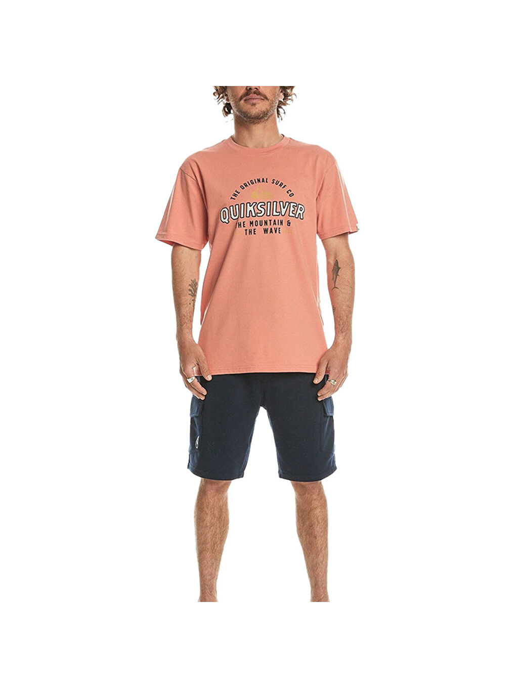 Kahverengi Floating Around Erkek Kırmızı Tişört-2