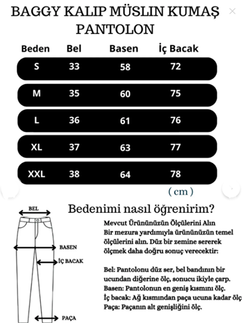 Hafif Ve Rahat Müslin Baggy Erkek %100 Pamuk Pantolon - Açık Haki-5
