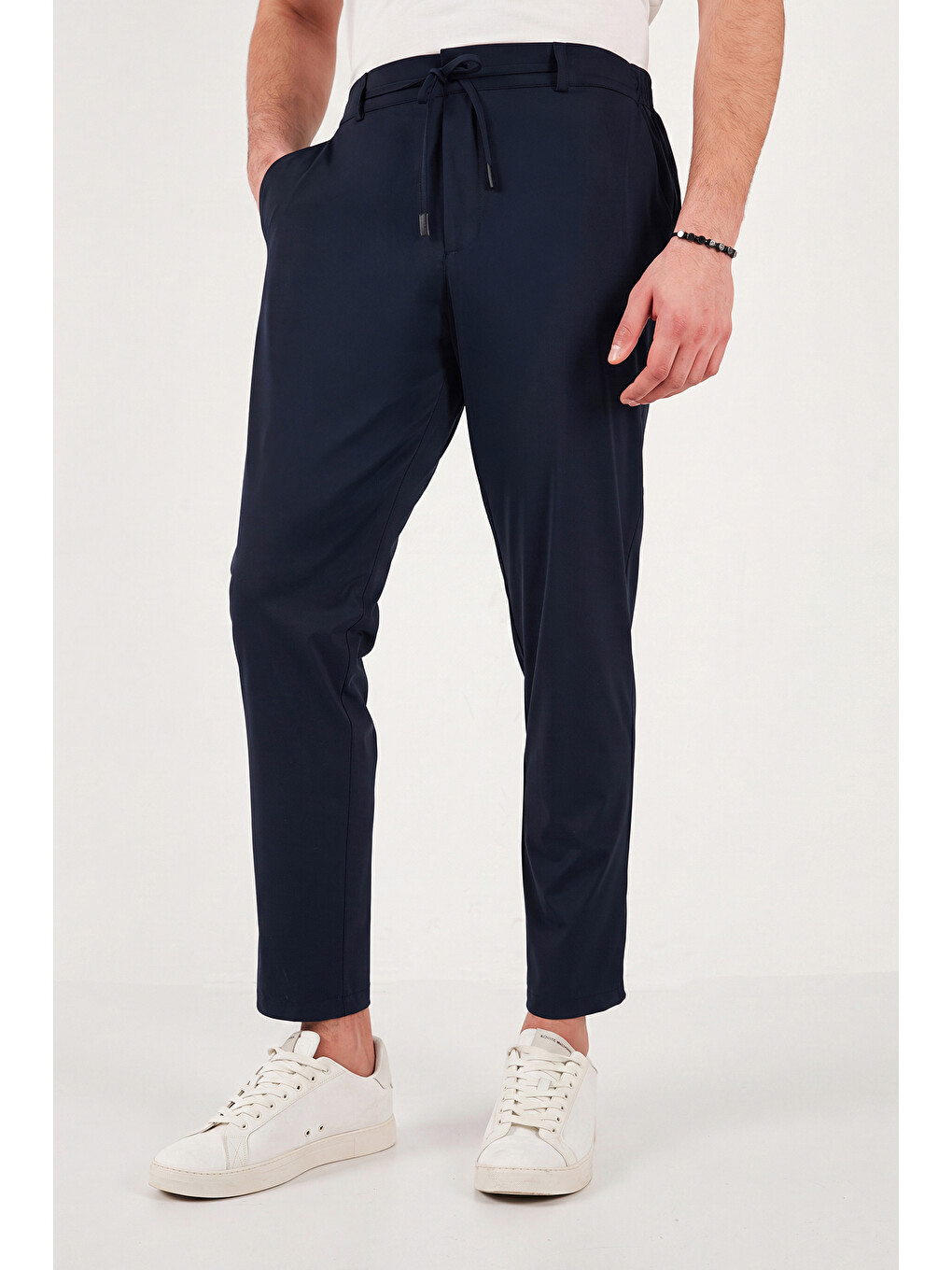 Lacivert Pamuklu Regular Fit Normal Bel Pantolon Cf26s615307-3