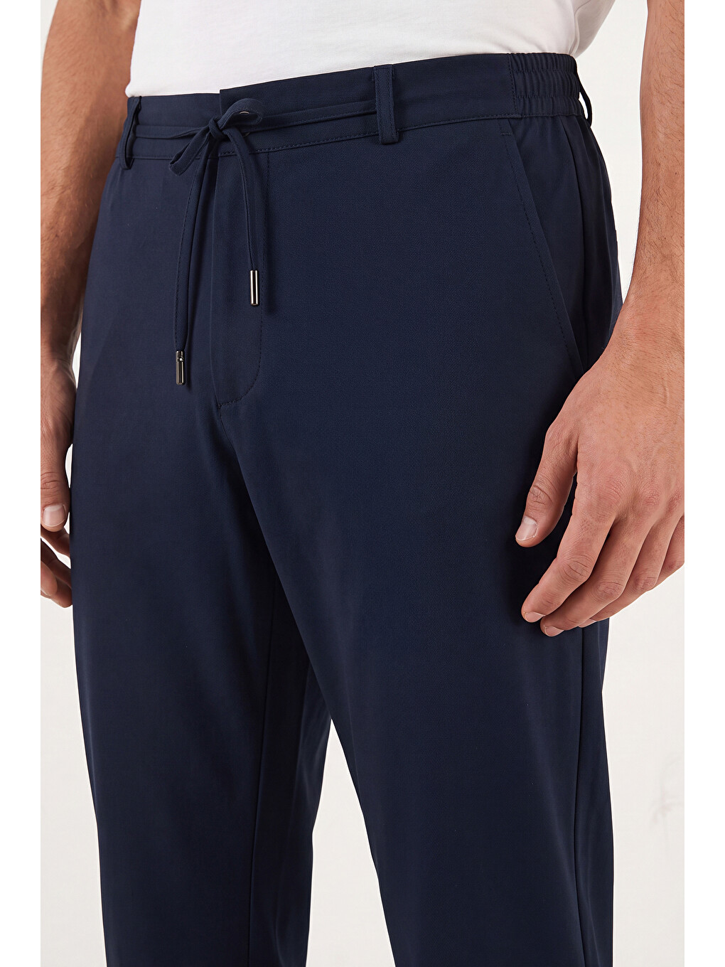 Lacivert Pamuklu Regular Fit Normal Bel Pantolon Cf26s615307-6