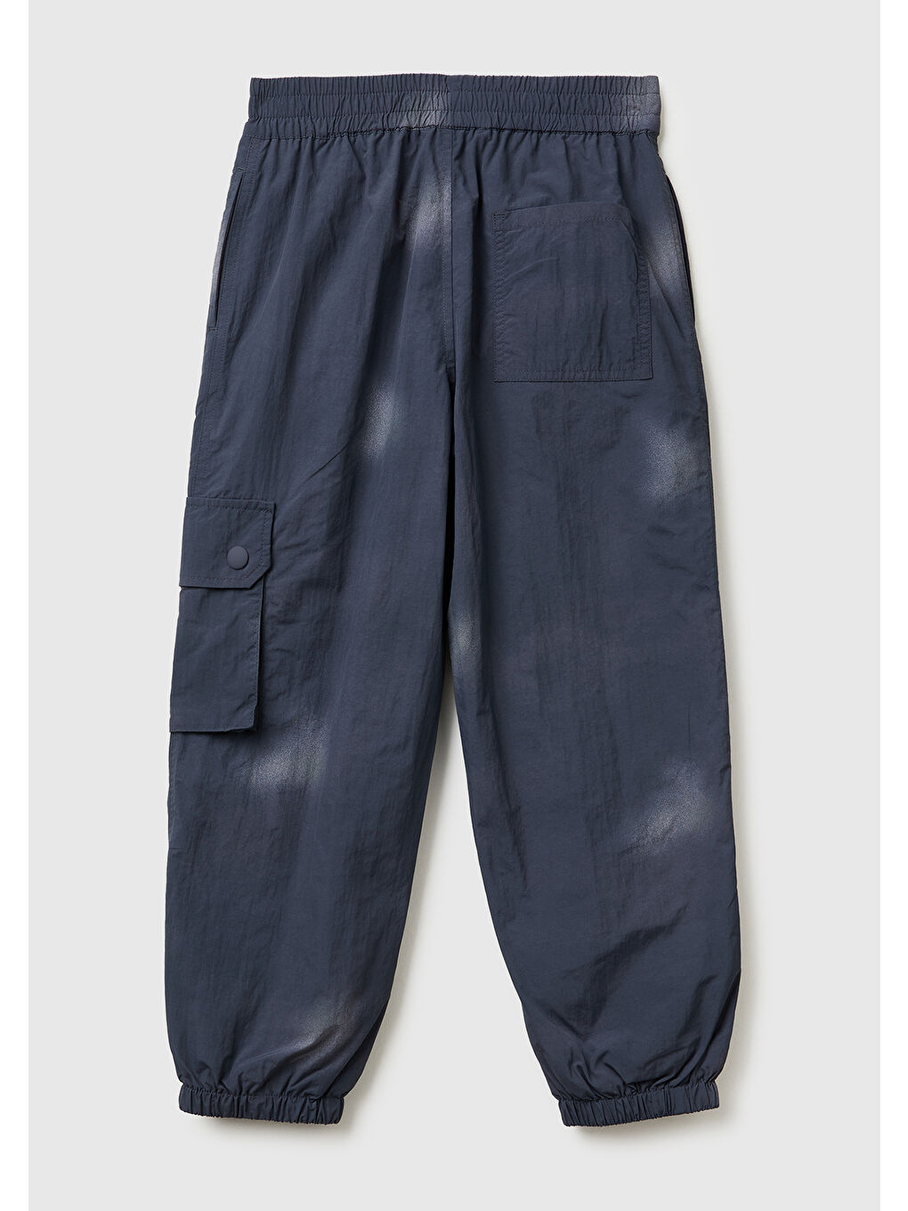 Erkek Çocuk Antrasit Baskılı Cepli Beli Lastikli Jogger Pantolon-1