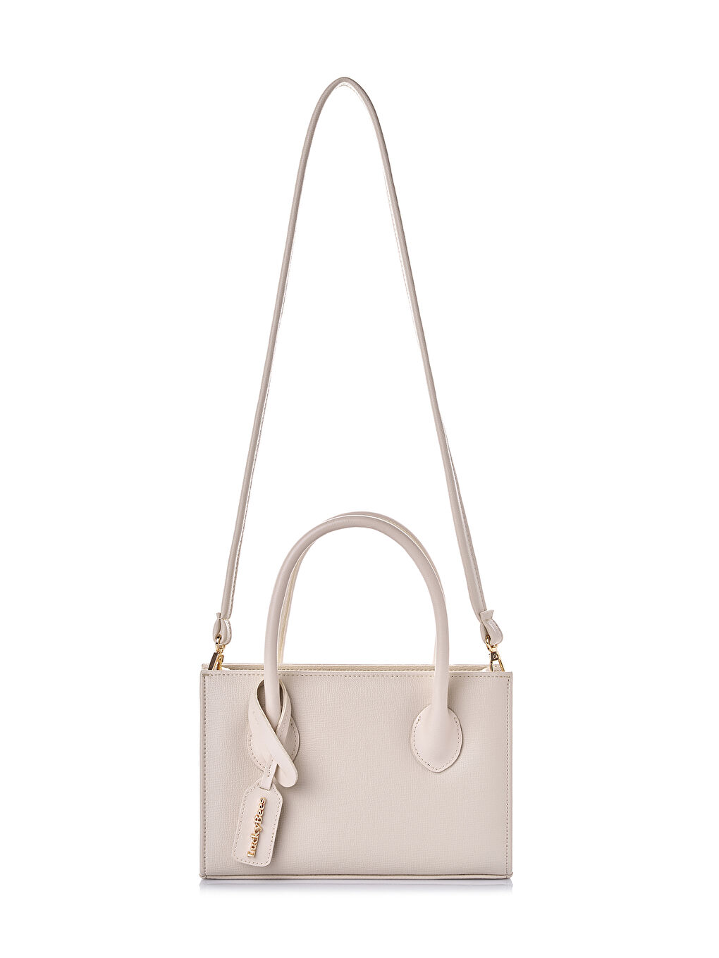 Ekru Kaia Kadın El ve Omuz Çantası-2