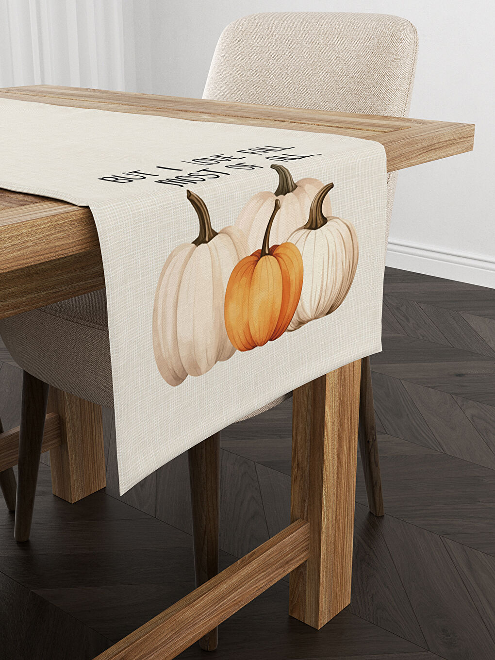 Karışık Sonbahar Desenli Runner Modeli-1