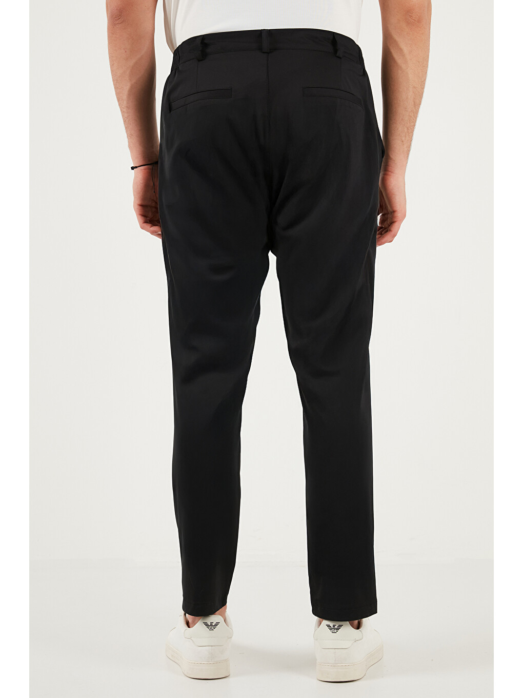 Siyah Pamuklu Regular Fit Normal Bel Pantolon Cf26s615307-5