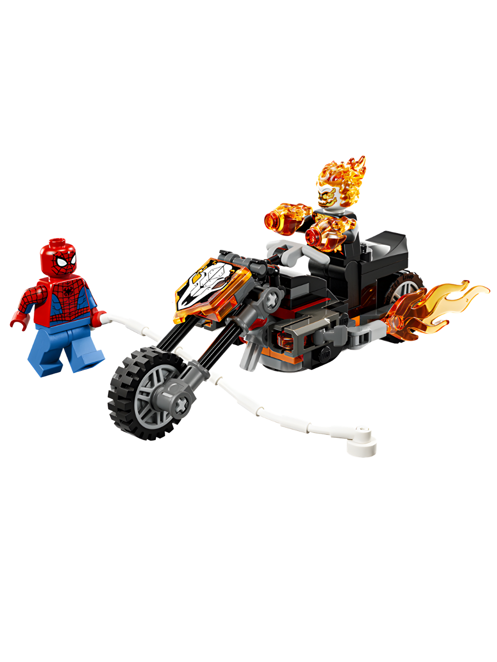 Marvel Örümcek Adam ve Ghost Rider Motosikleti 76335-2