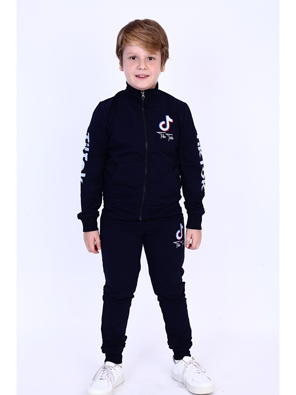 Siyah Erkek Çocuk Baskılı Takım-6