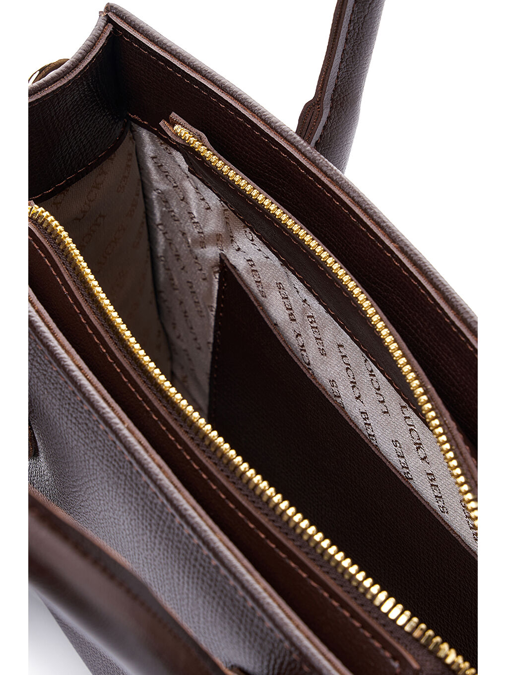 Kahverengi Kaia Kadın El ve Omuz Çantası-5