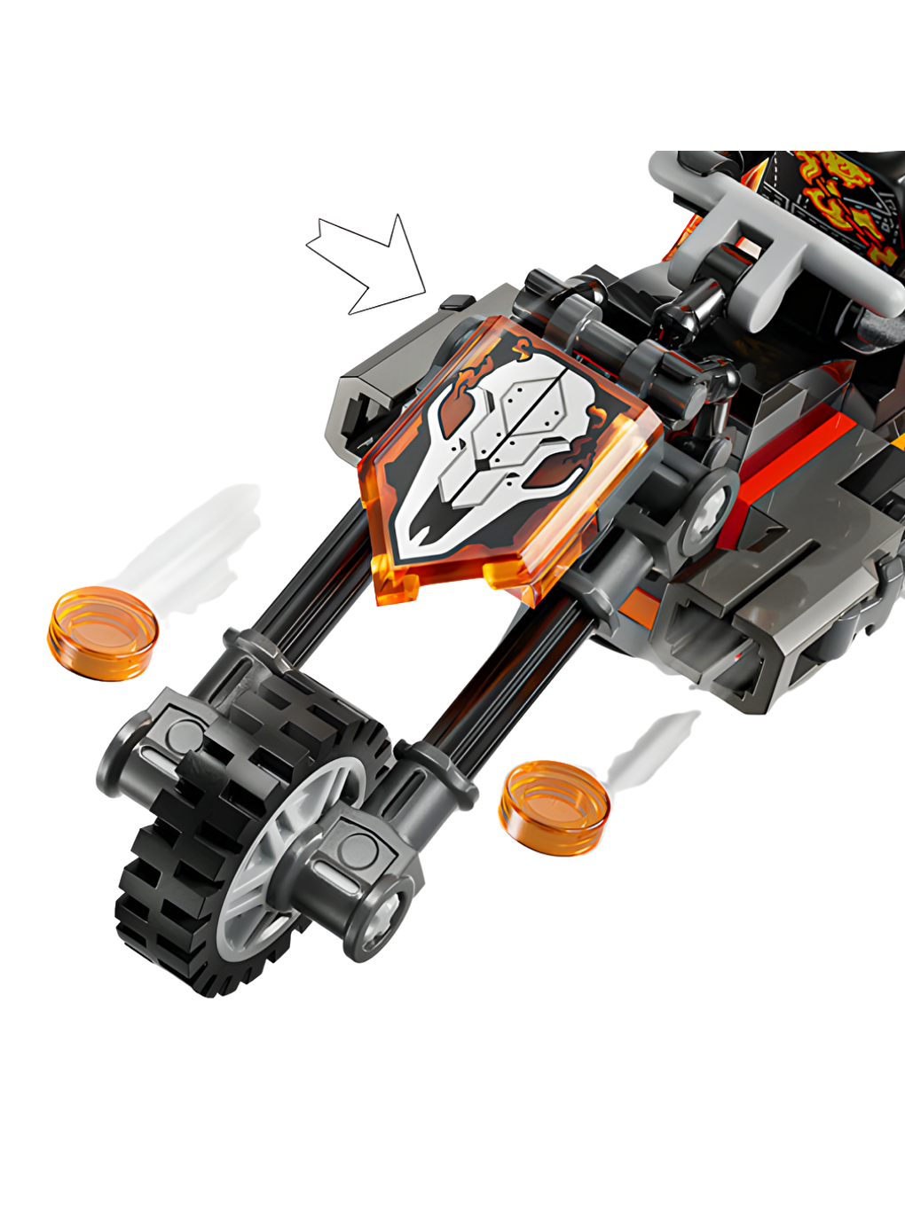 Marvel Örümcek Adam ve Ghost Rider Motosikleti 76335-5