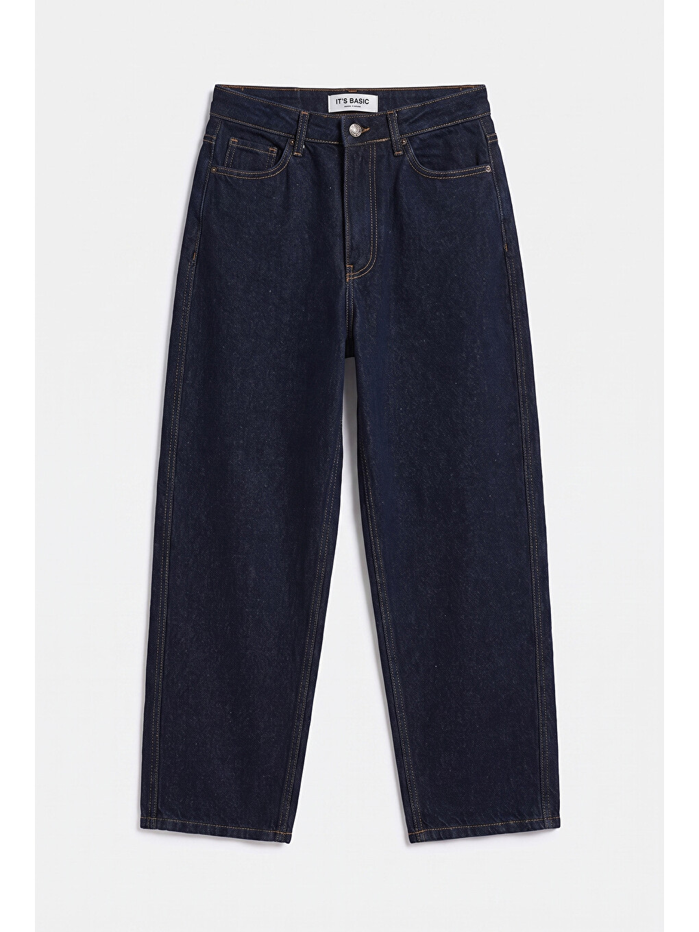 Kadın İndigo Selvedge 7w6-50 Relax Mood T33 Denim Jean