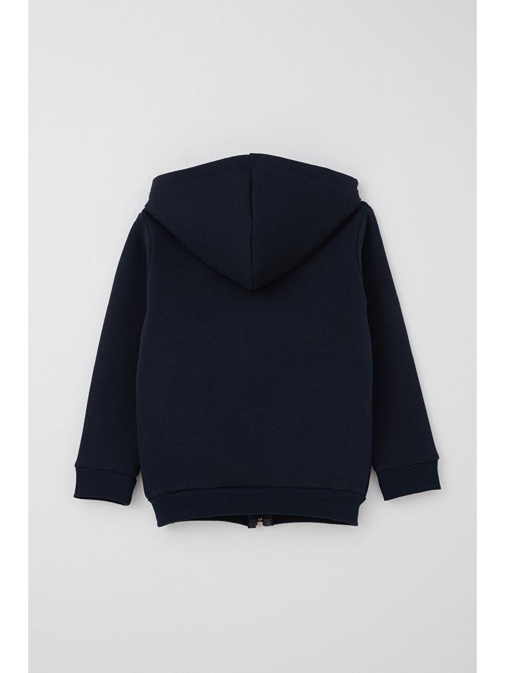 Erkek Çocuk Eşofman Takımı Arma Detaylı Kapüşonlu Fermuarlı Lacivert (2-8 Yaş)-3