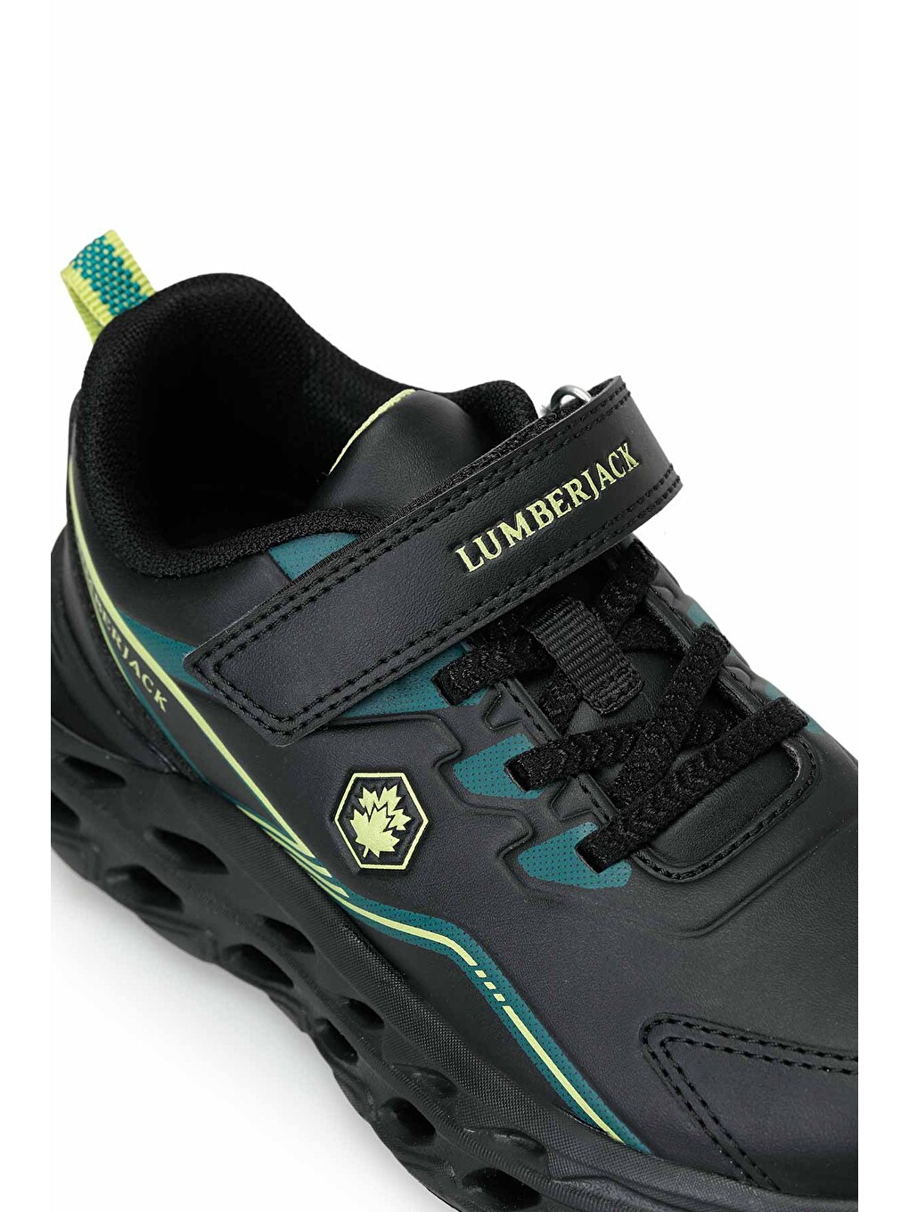 Sky Jr Pu Siyah Erkek Çocuk Spor Ayakkabı-6
