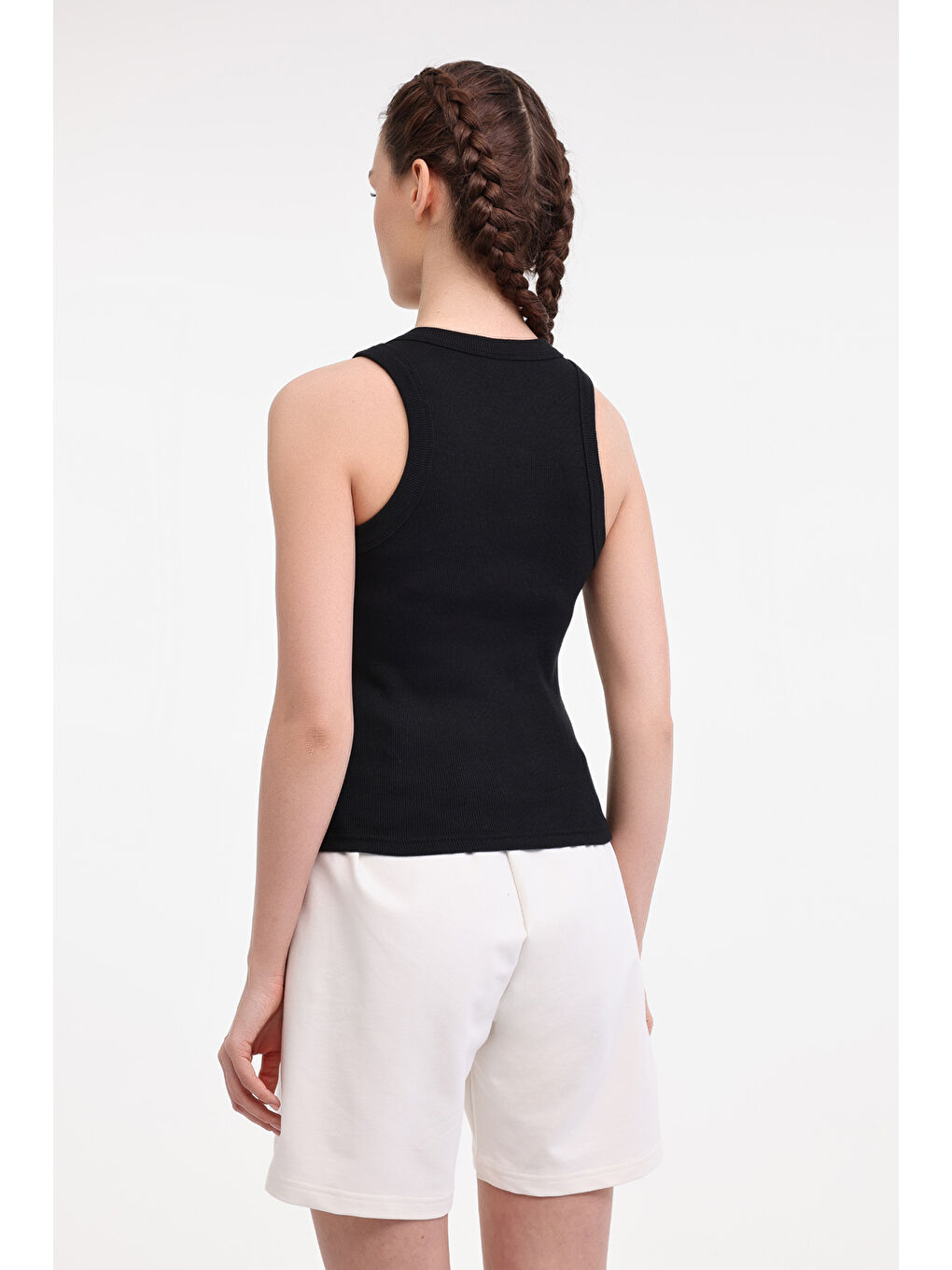 WB RIBANA 10SSB106 5FX Siyah Kadın Atlet-1