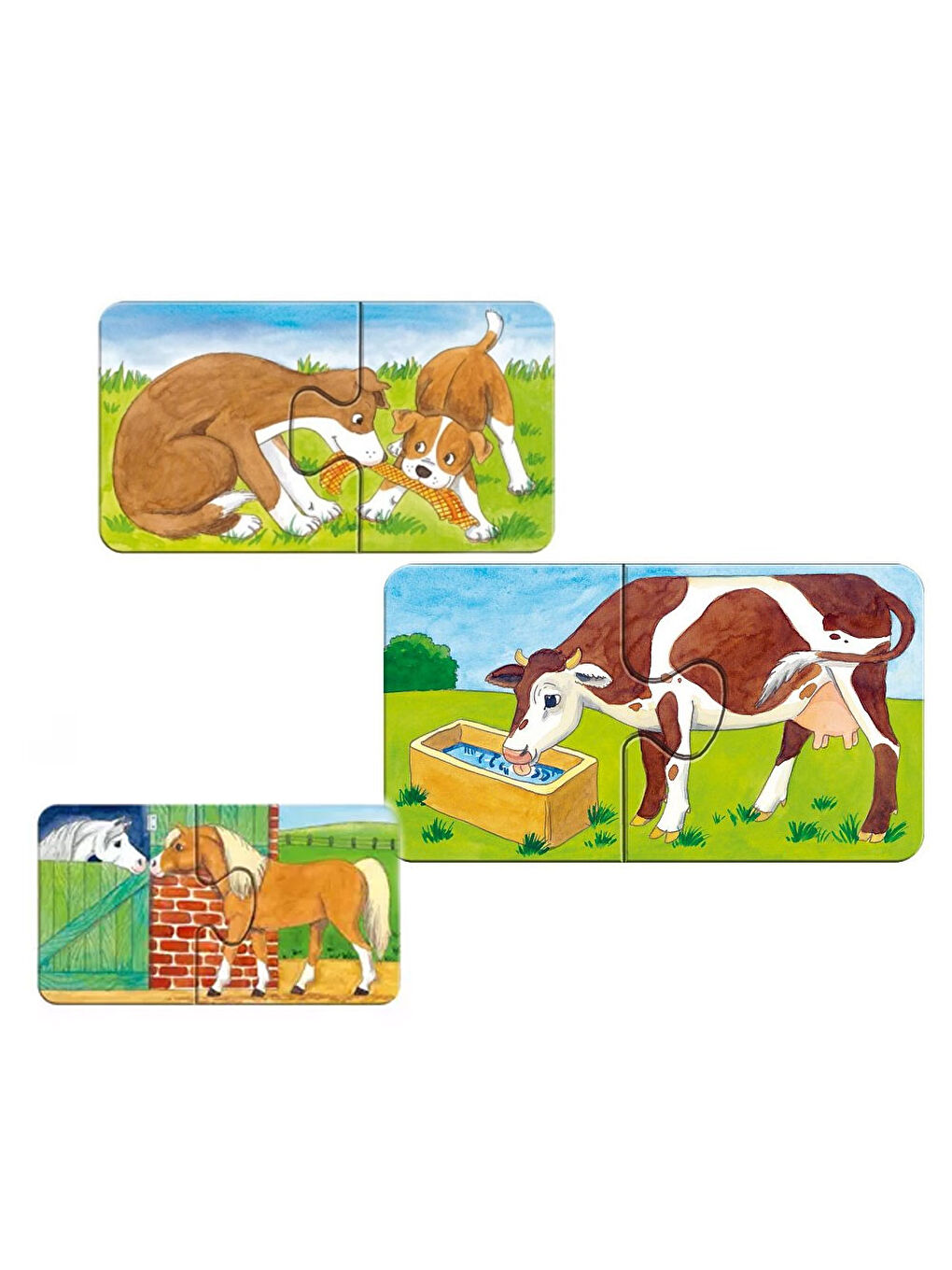 Puzzle 2-9 Parça Çiftlik Puzzle 073337-1