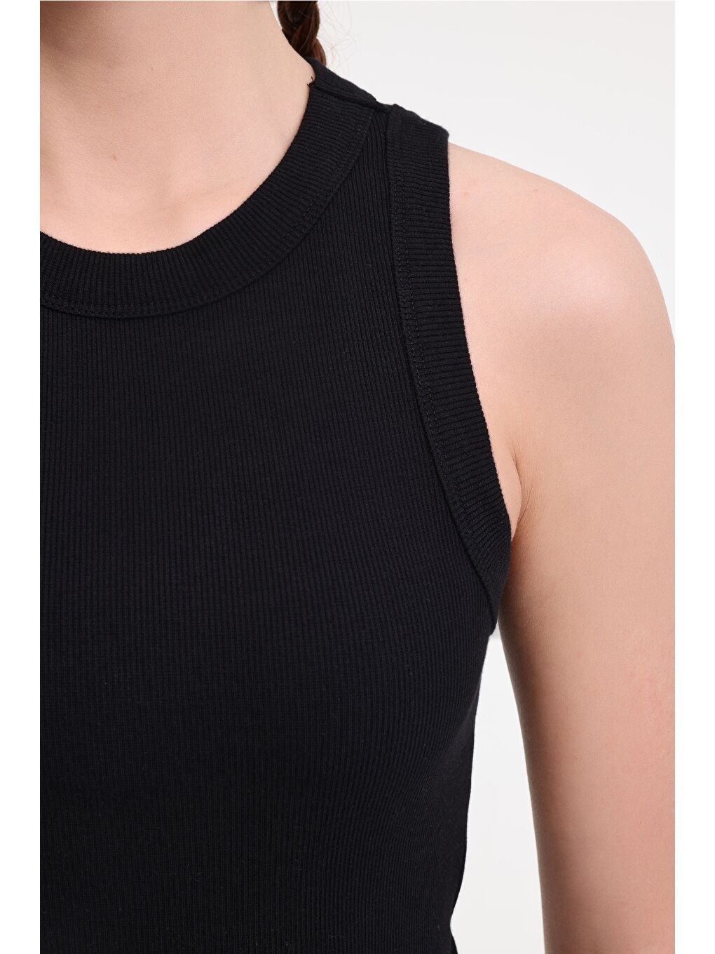 WB RIBANA 10SSB106 5FX Siyah Kadın Atlet-3