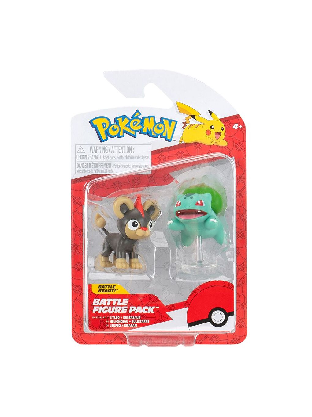 Battle Figürler - Litleo ve Bulbasaur PKW3583-2