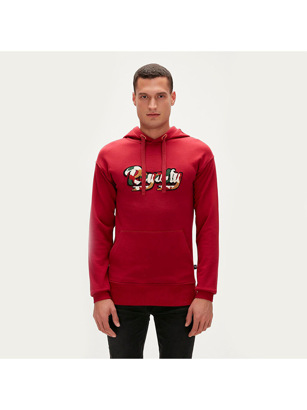 Royalty Erkek Bordo Sweatshirt