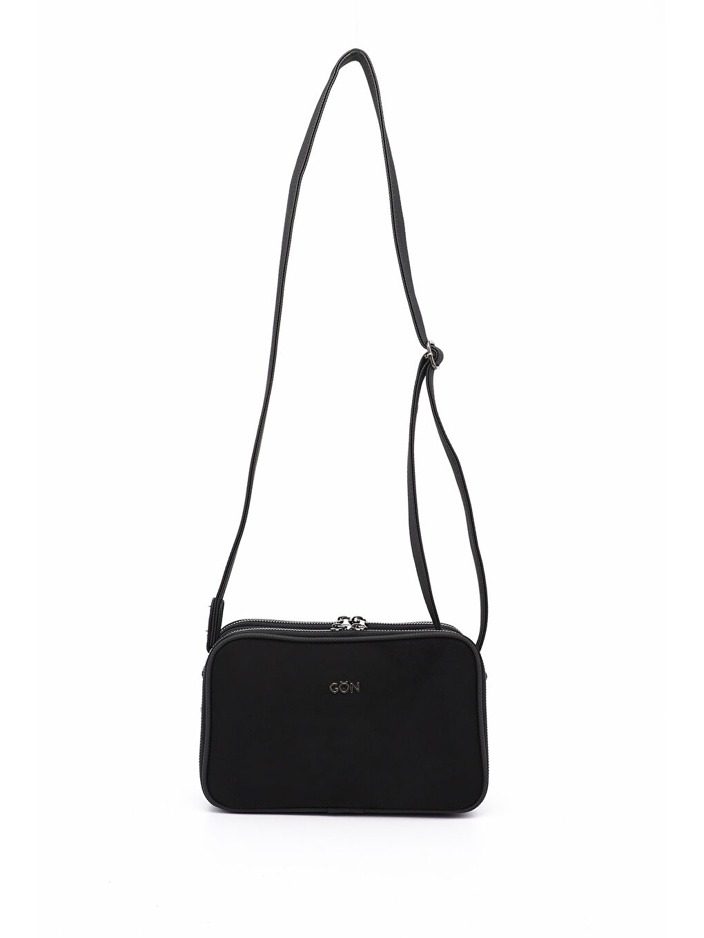 Siyah Kadın SİYAH MELANJ Uzun Askılı Omuz Çantası