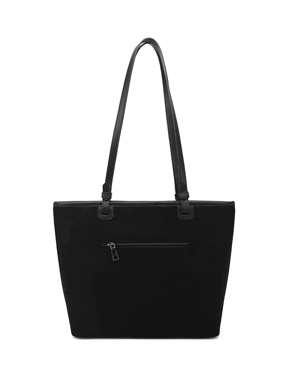 Siyah Kadın SİYAH MELANJ Omuz Çantası-3