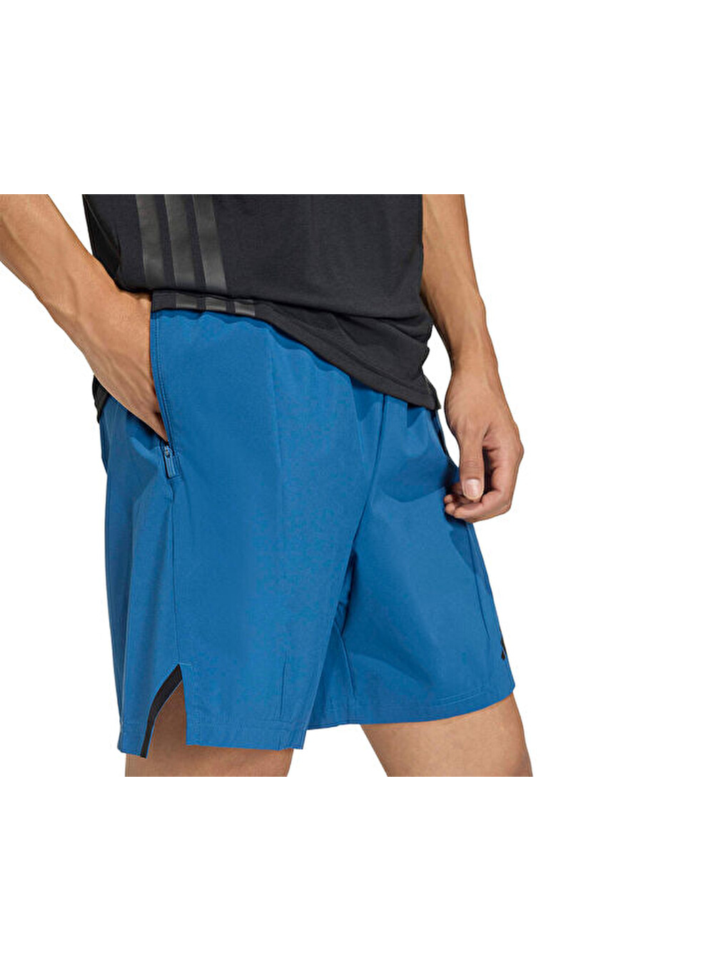 D4t Short Erkek Antrenman Şortu Ke9861 Mavi-1