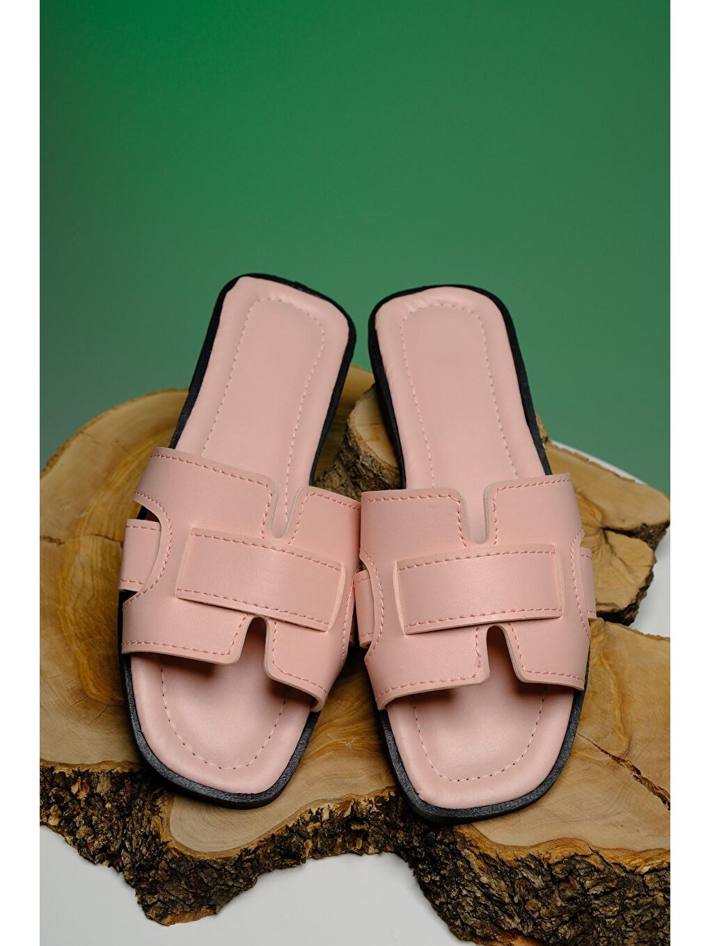 Pembe Chia Günlük Anne Genç Kadın Terlik-4