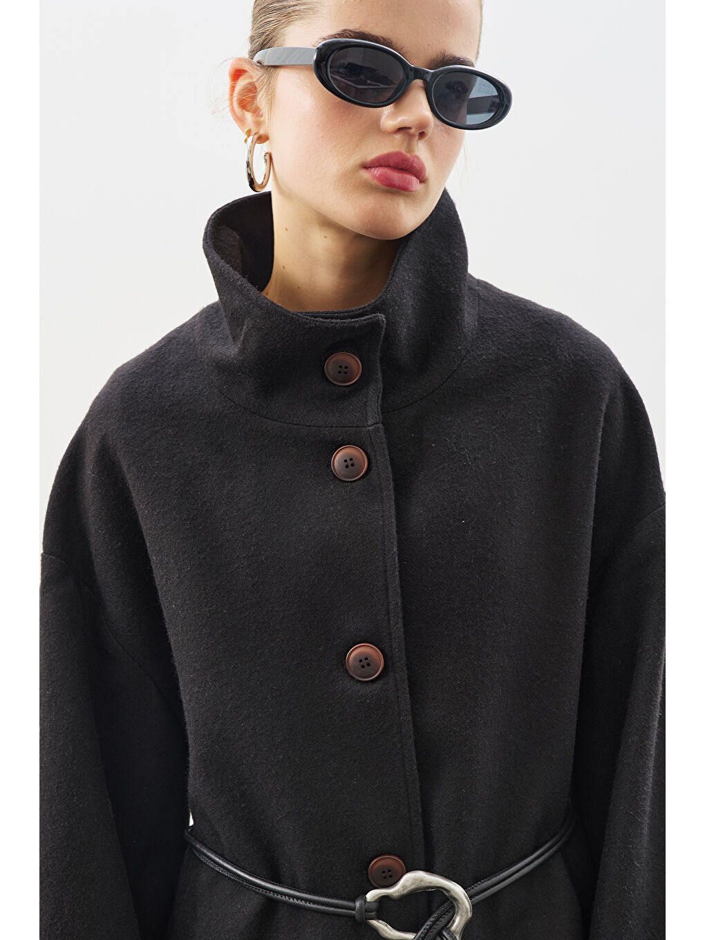 Gaıa Geniş Kaban Siyah-5