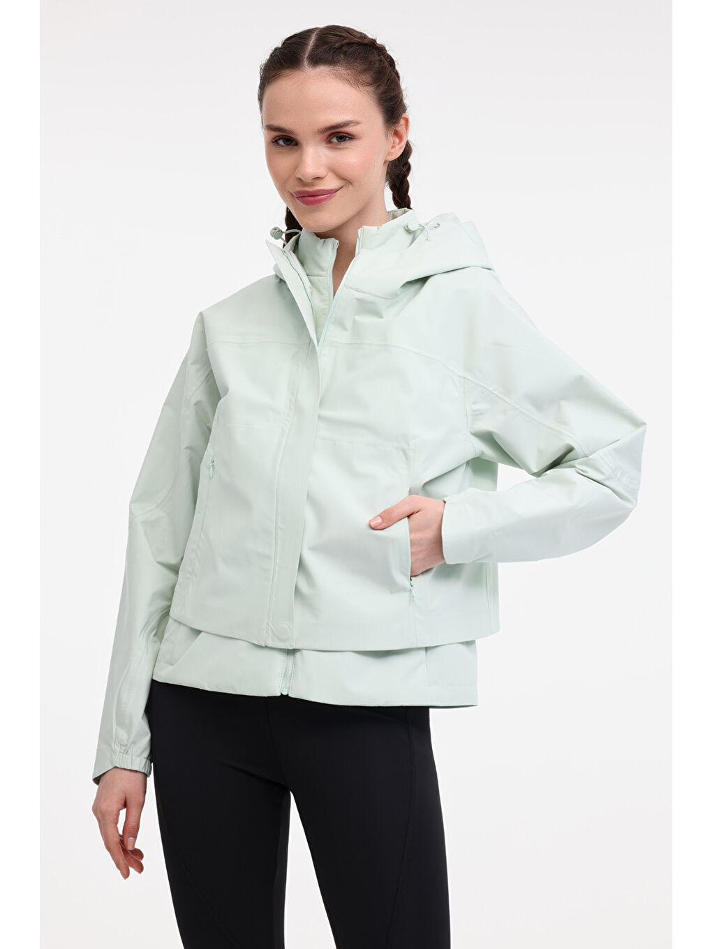 WL RUSA 17GF6-02 5FX Su Yeşili Kadın Mont