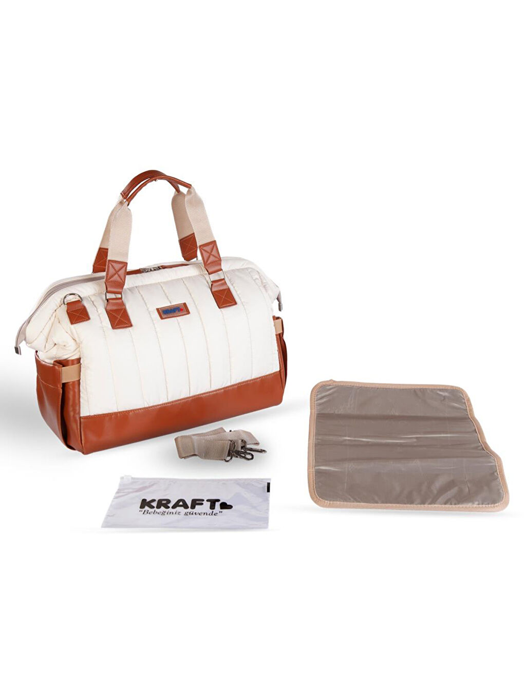 Lava Bebek Bakım Sırt Çantası Krem-2