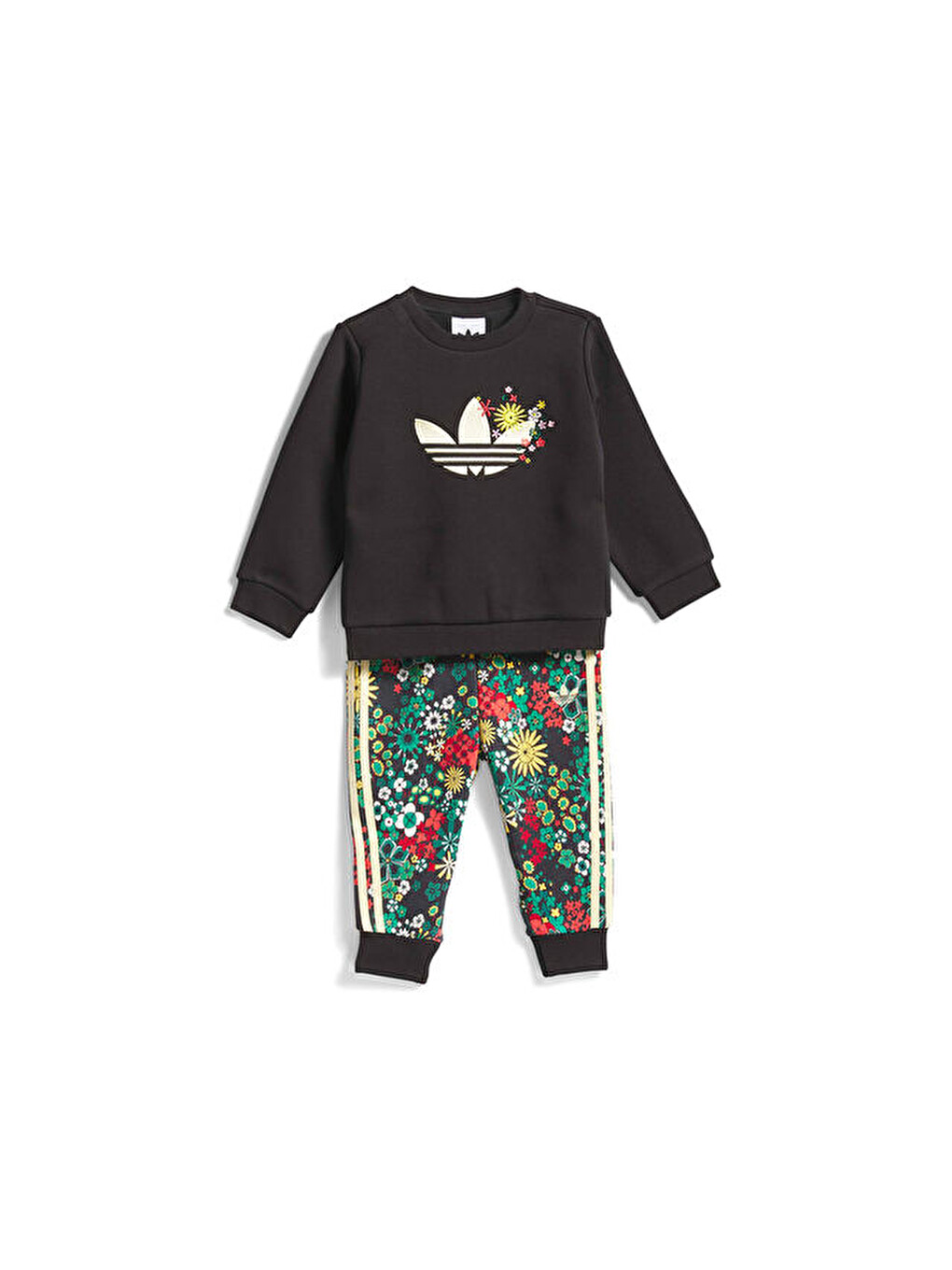 Crew Set Bebek Günlük Eşofman Takımı Kd3412 Siyah