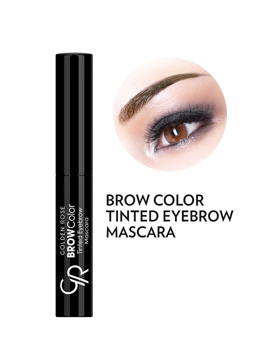 GOLDEN ROSE Brow Color Tinted Eyebrow Mascara No: 02 Light Brown - Kaş Maskarası - 2