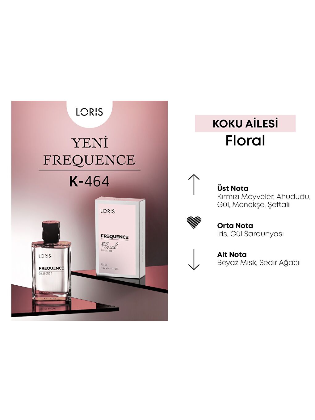 K-464 Frequence Kadın Parfüm EDP 50 ML-1