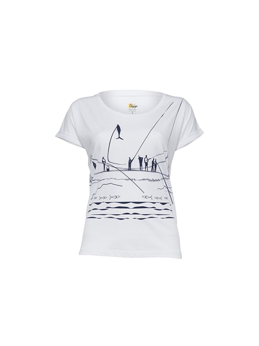 Beyaz Balıkçılar T-Shirt