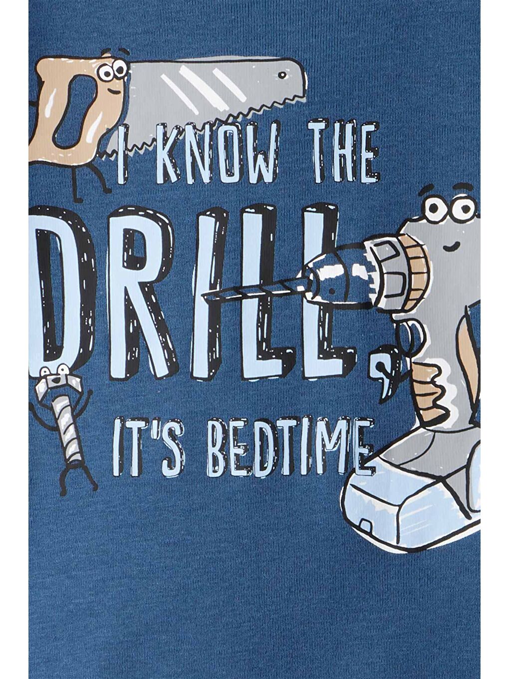 Erkek Çocuk Lacivert Pijama Set-1