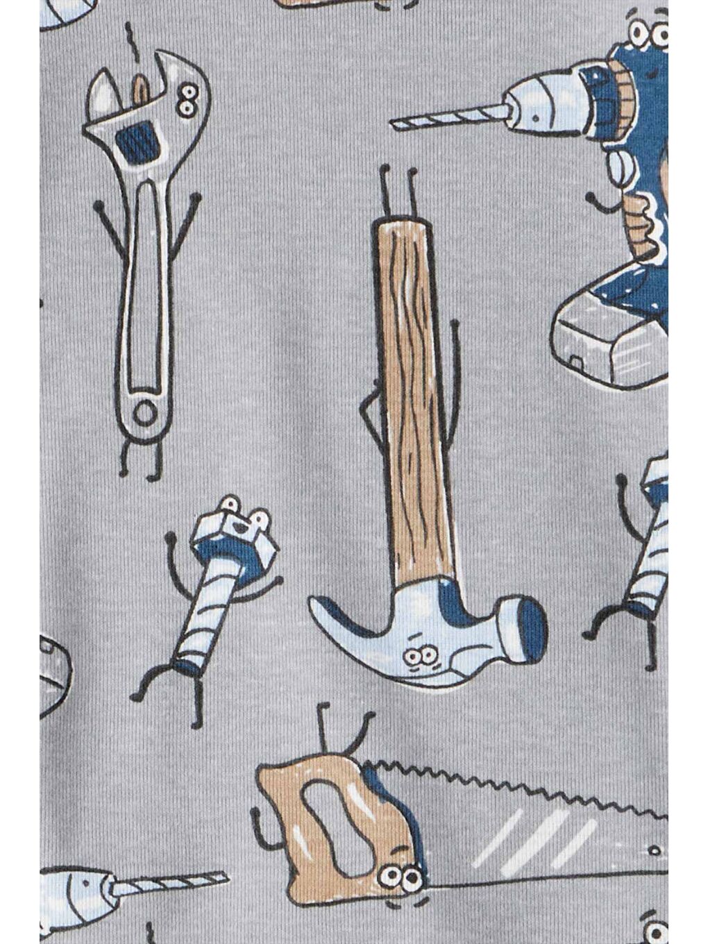 Erkek Çocuk Lacivert Pijama Set-2