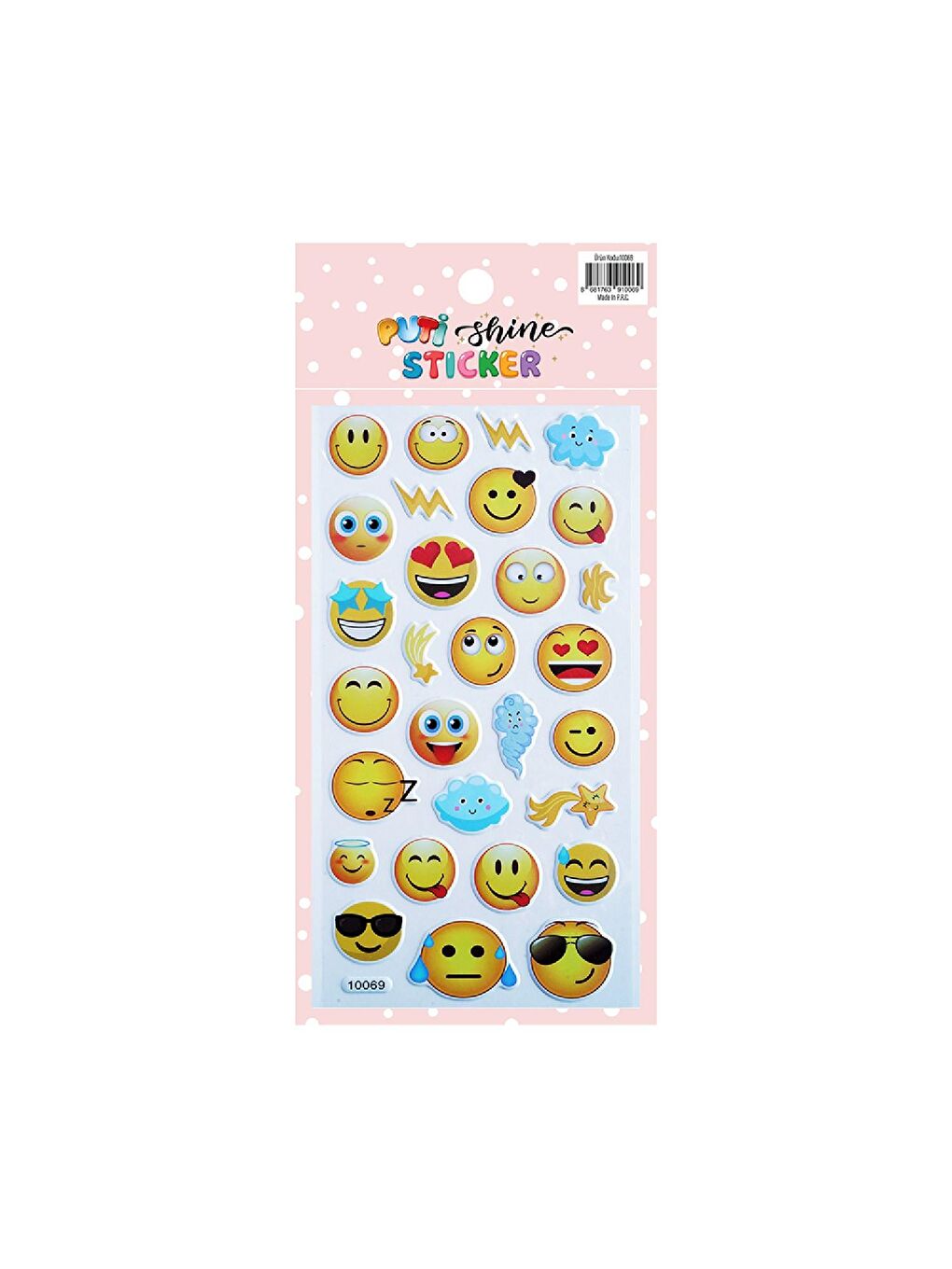 Shine Sticker - Gülen Yüz (10069)