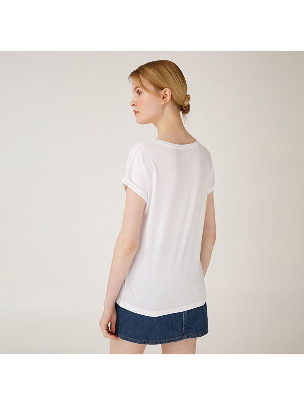 Beyaz Aşk Kadın T-Shirt-6