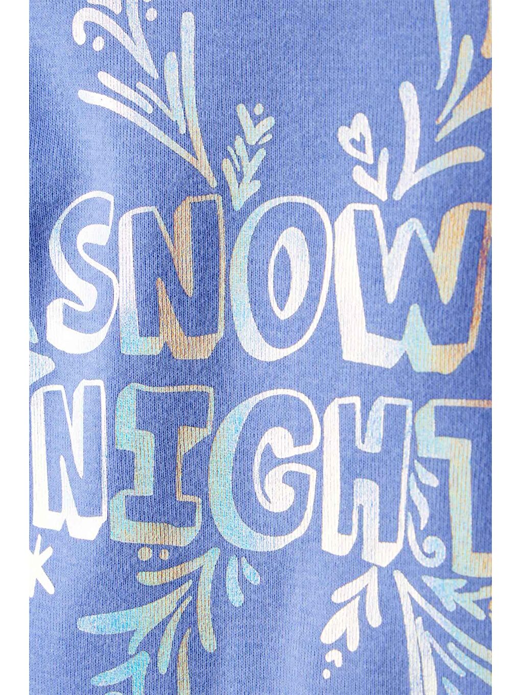 Kız Çocuk Mavi Pijama Set-1