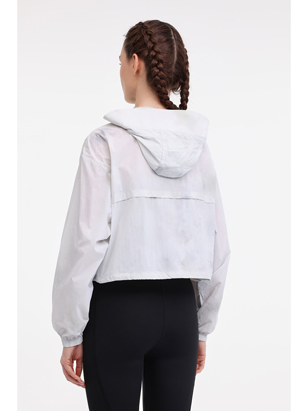 WL DELRA 8KT30 5FX Gri Kadın Yağmurluk-1