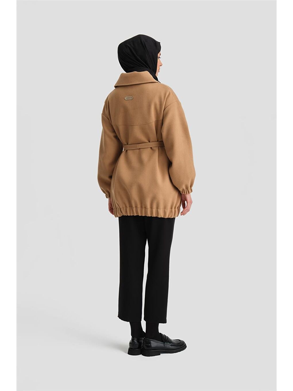 Kahverengi Bomber Ceket 24K5709 Camel-7