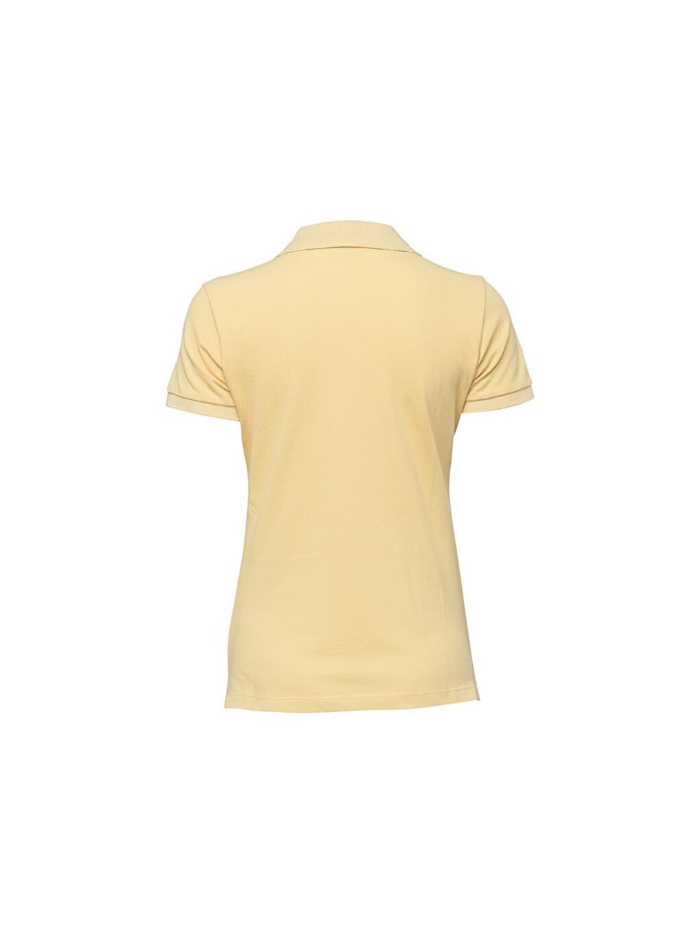 Sarı Yengeç Kadın Polo Yaka T-Shirt-2