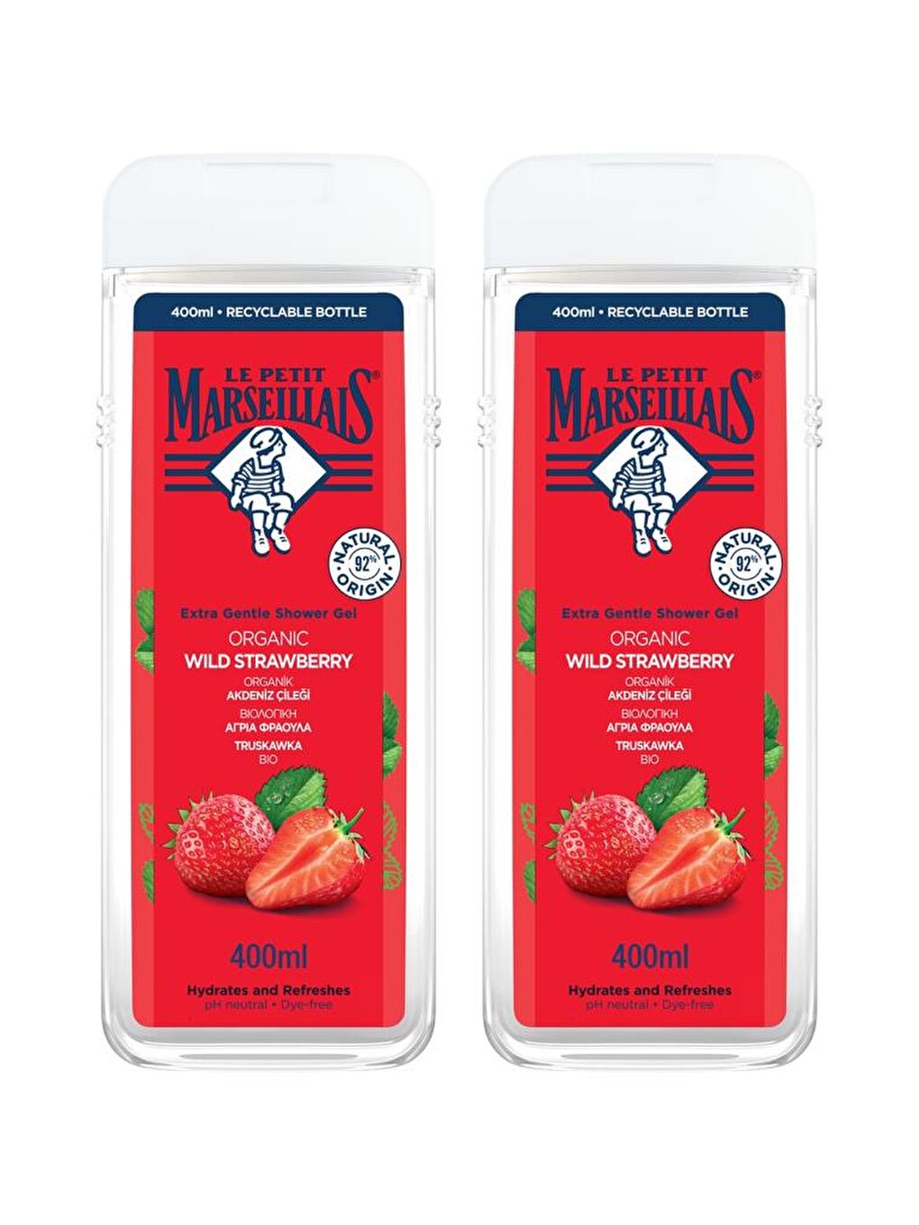 LPM Duş Jeli Akdeniz Çileği 400 ml 1+1 Set-1