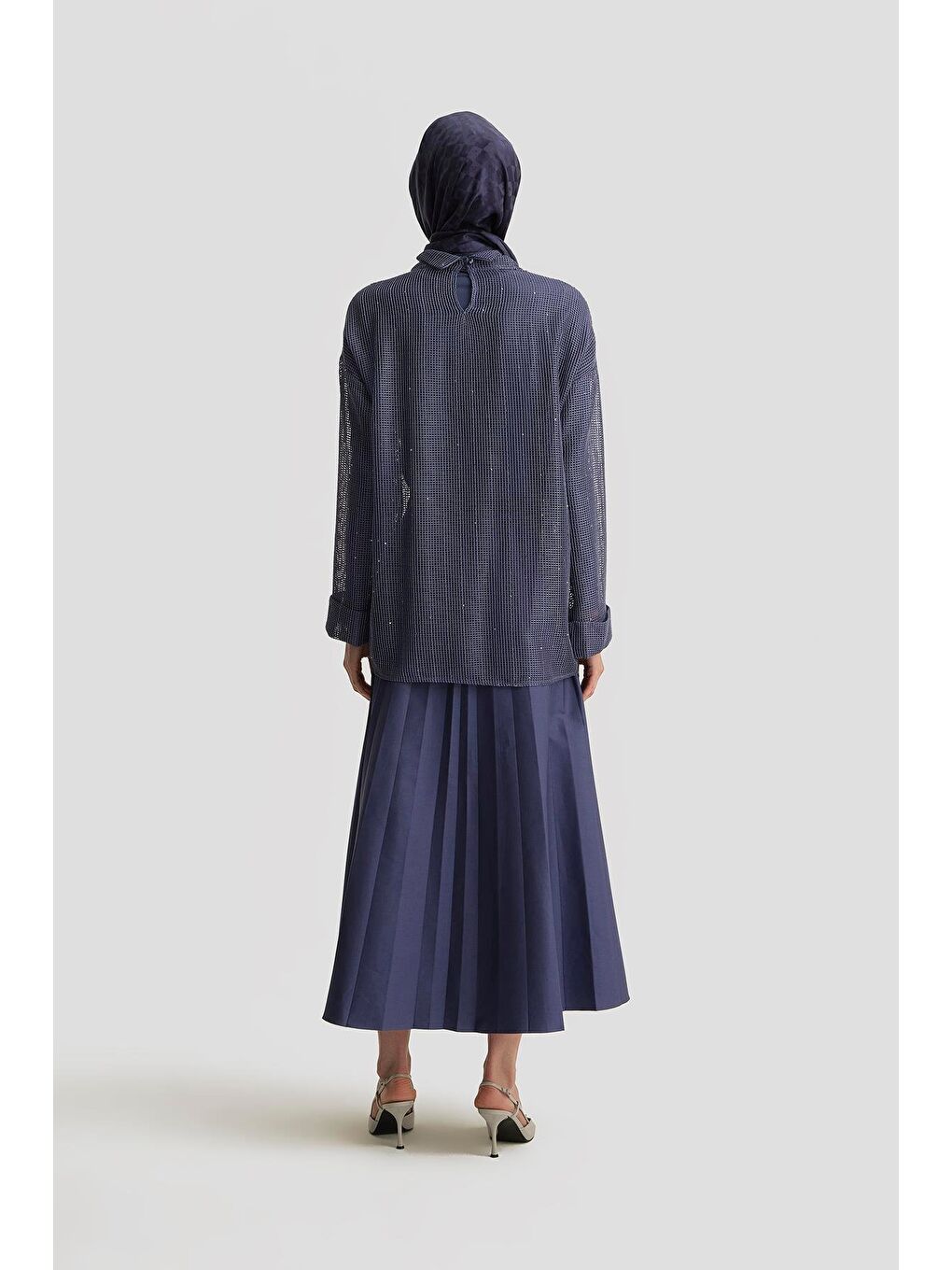 Piliseli Etek 25Y1811 Puslu Mor-2