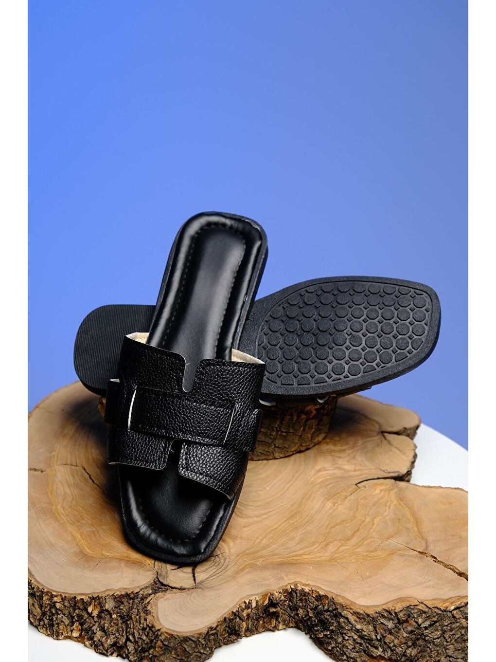 Siyah Chia Günlük Anne Genç Kadın Terlik-2